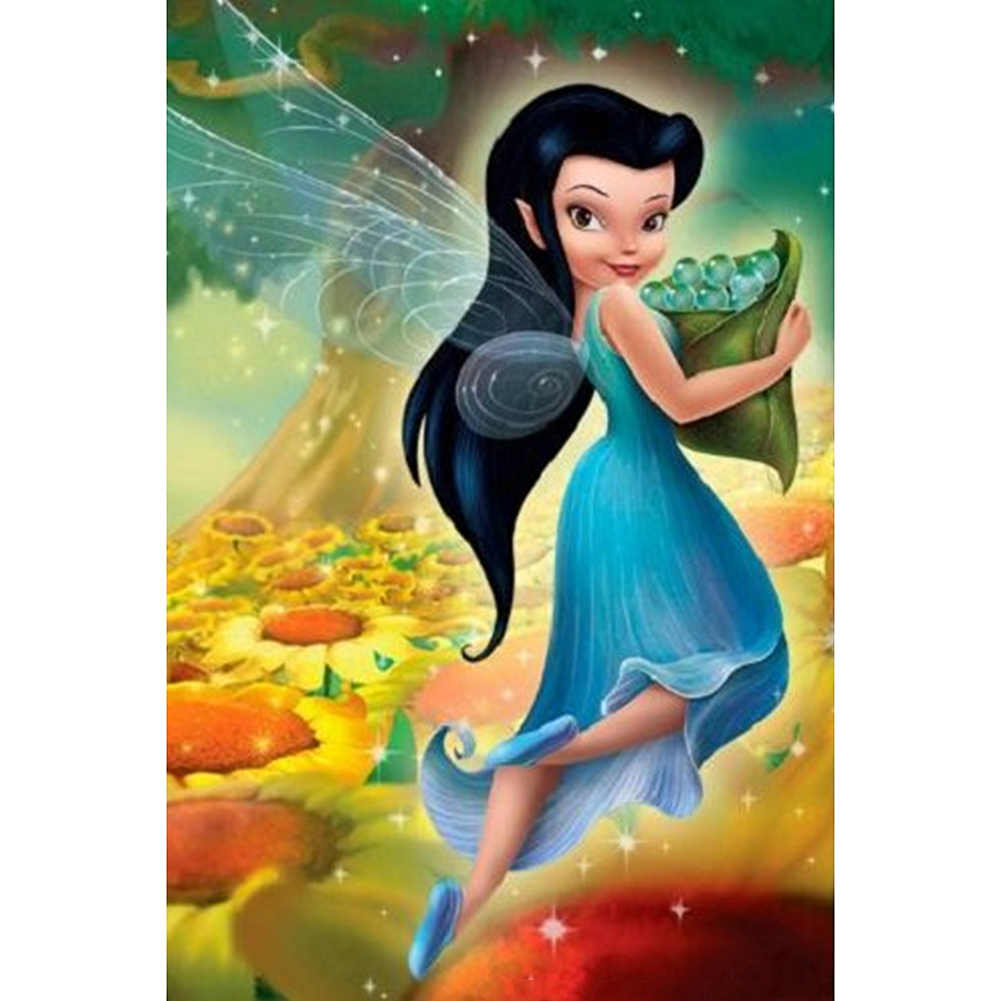 

30*45CM - Round Drill Diamond Painting - Cartoon Princess, 501 Original