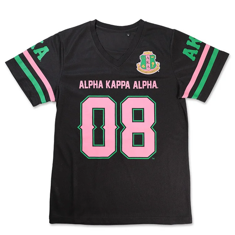 SORORITY JERSEY SHIRT- RED/BLACK