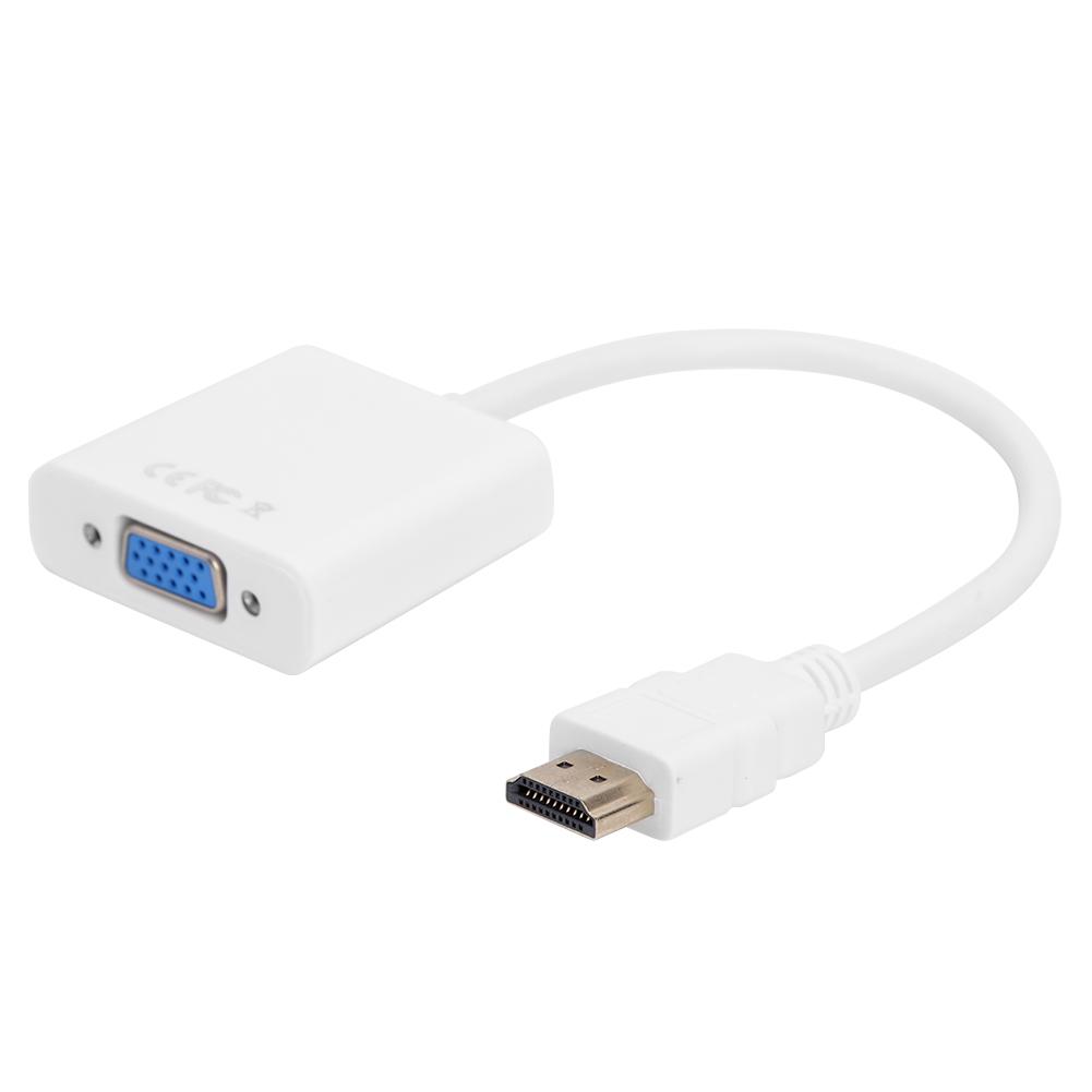 

HDMI-compatible Male to VGA Female Converter Cable Digital Analog Audio Adapter Cable, 501 Original
