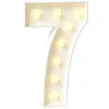 70cm LED Number Figure Light Easy To Assemble & Lightweight Large Lighted Number Warm Lighting & Radiant Atmosphere for Anniversary Graduation Decoration