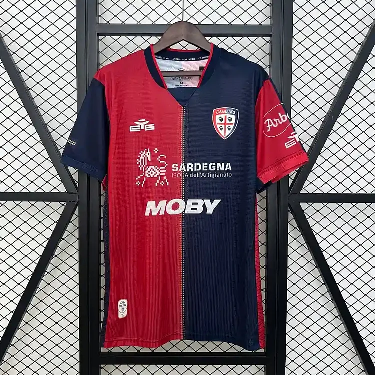24-25 Cagliari Home Football Jersey