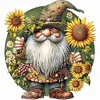 Diamond Painting -DIY Round Drill Sunflower Gnome