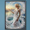 Girl - Diamond Painting - Partial Special Shaped Drill(Canvas|30*40cm)