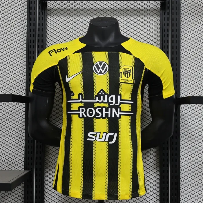 Player Version 2025-2026  Al-Ittihad Club Home Football Shirt