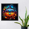 Diamond Painting -DIY Round Drill Odd Pumpkin Stained Glass