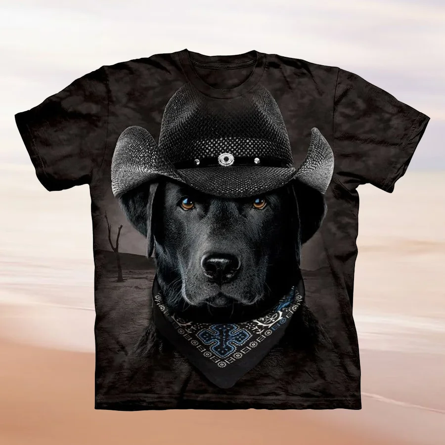 3D Dog Unisex T-shirt / [viawink] /