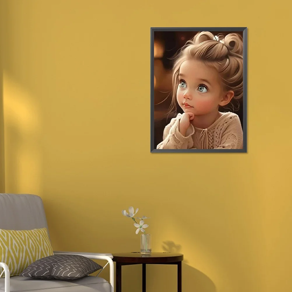 Diamond Painting - Full Round Drill - Cool Girl(Canvas|30*40cm)