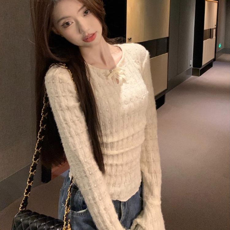 Myopiclunacy Y2K Aesthetic Vintage Solid Tees – Spring Slim Streetwear Flare Sleeve Tops for Women  