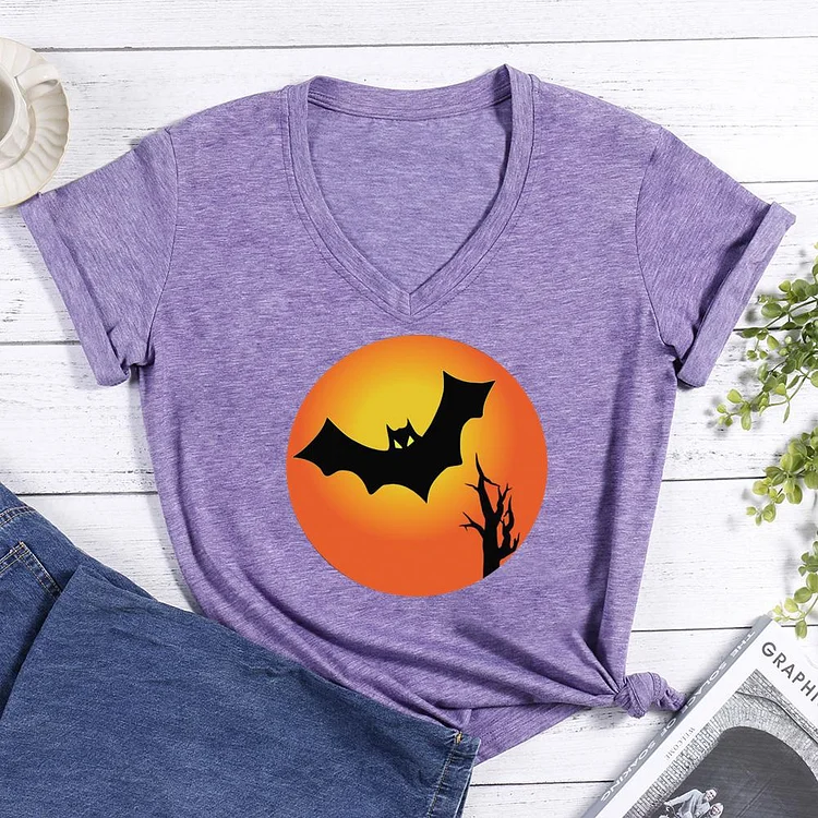 Allhallows Eve Classic V-neck T Shirt-Annaletters