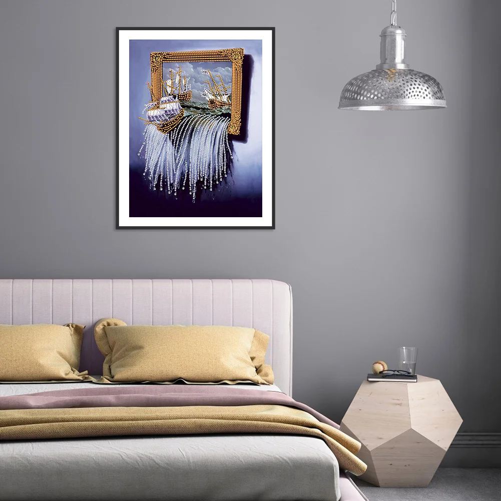 Diamond Painting - Special Shaped Drill - Waterfall(30*40cm)