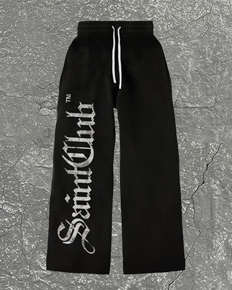 Plus Size Men's Fashion Street Original Art Glyph Design Pants