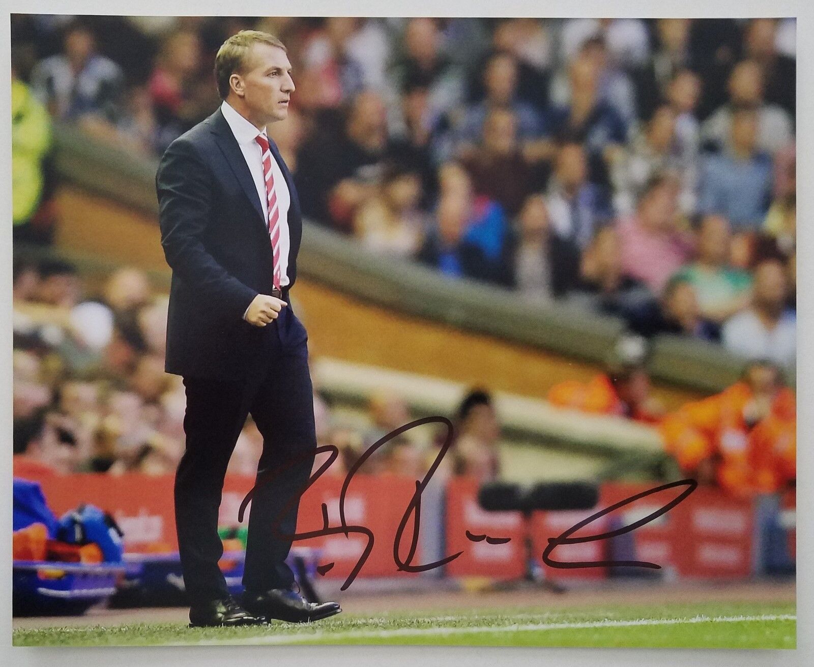 Brendan Rodgers Signed 8x10 Photo Poster painting England Liverpool Soccer Football RAD