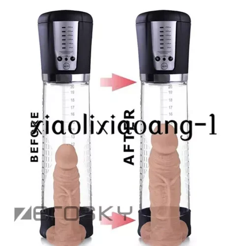 pornhint Pornhint Eleectric Peni-Vacuum-Pump Enlarger Enhancement Sleeves Male Bigger Extender New