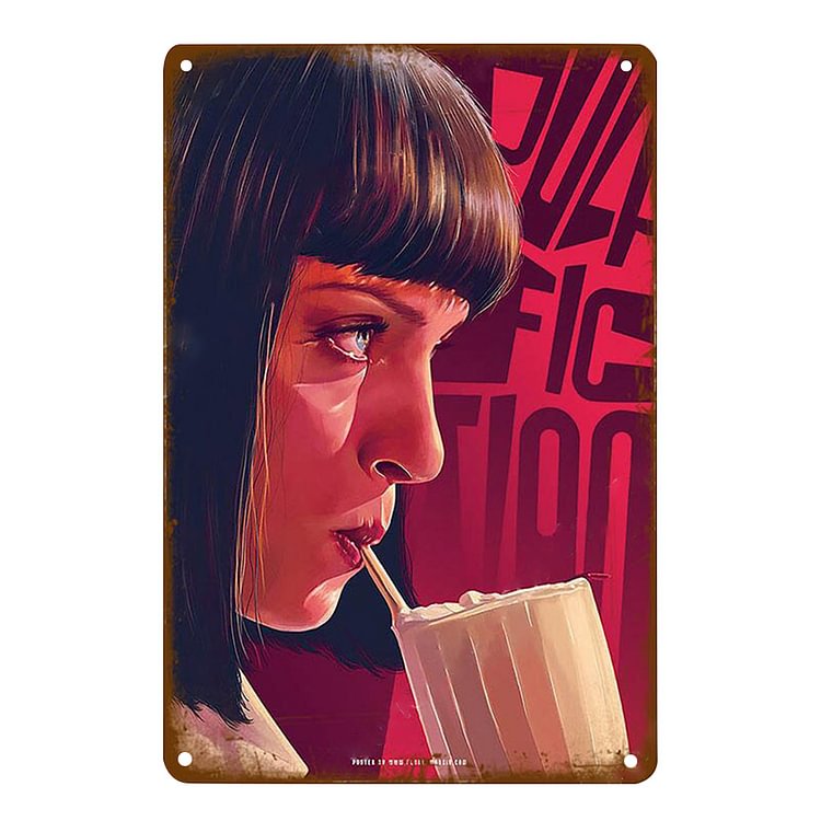 【20*30cm/30*40cm】Classic Movie Pulp Fiction - Vintage Tin Signs/Wooden Signs