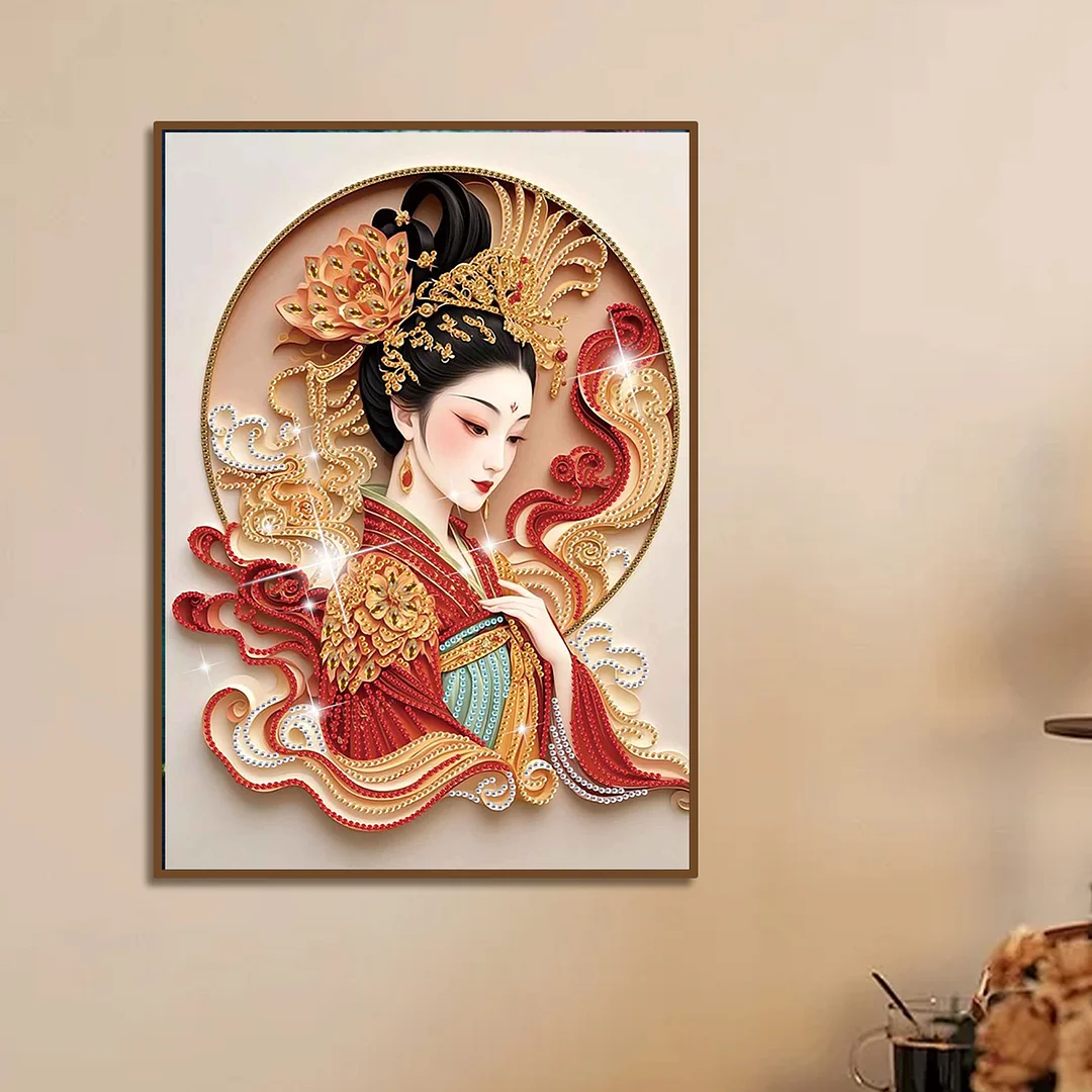 Diamond Painting - Partial Special Shaped Drill - Royal Consort(Canvas|30x40cm)