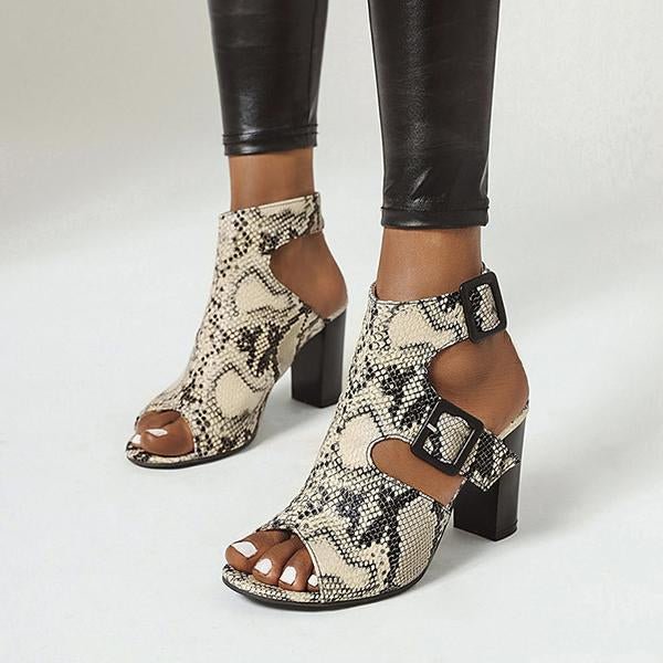  Pu Summer Adjustable Buckle Women Sandals