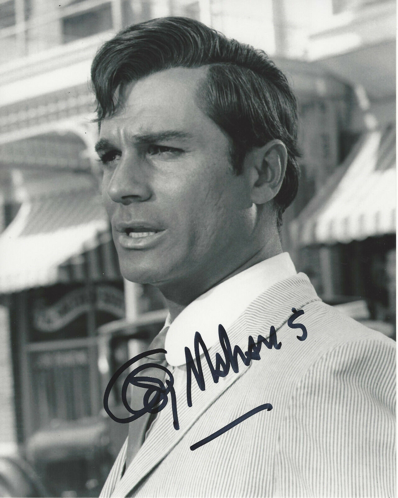 GEORGE MAHARIS HAND SIGNED AUTHENTIC 'ROUTE 66' 8x10 SHOW Photo Poster painting D w/COA ACTOR