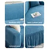 Sofa Cover with Elastic Bottom & Skirt Cushion Couch Cover for Living Room Hotel