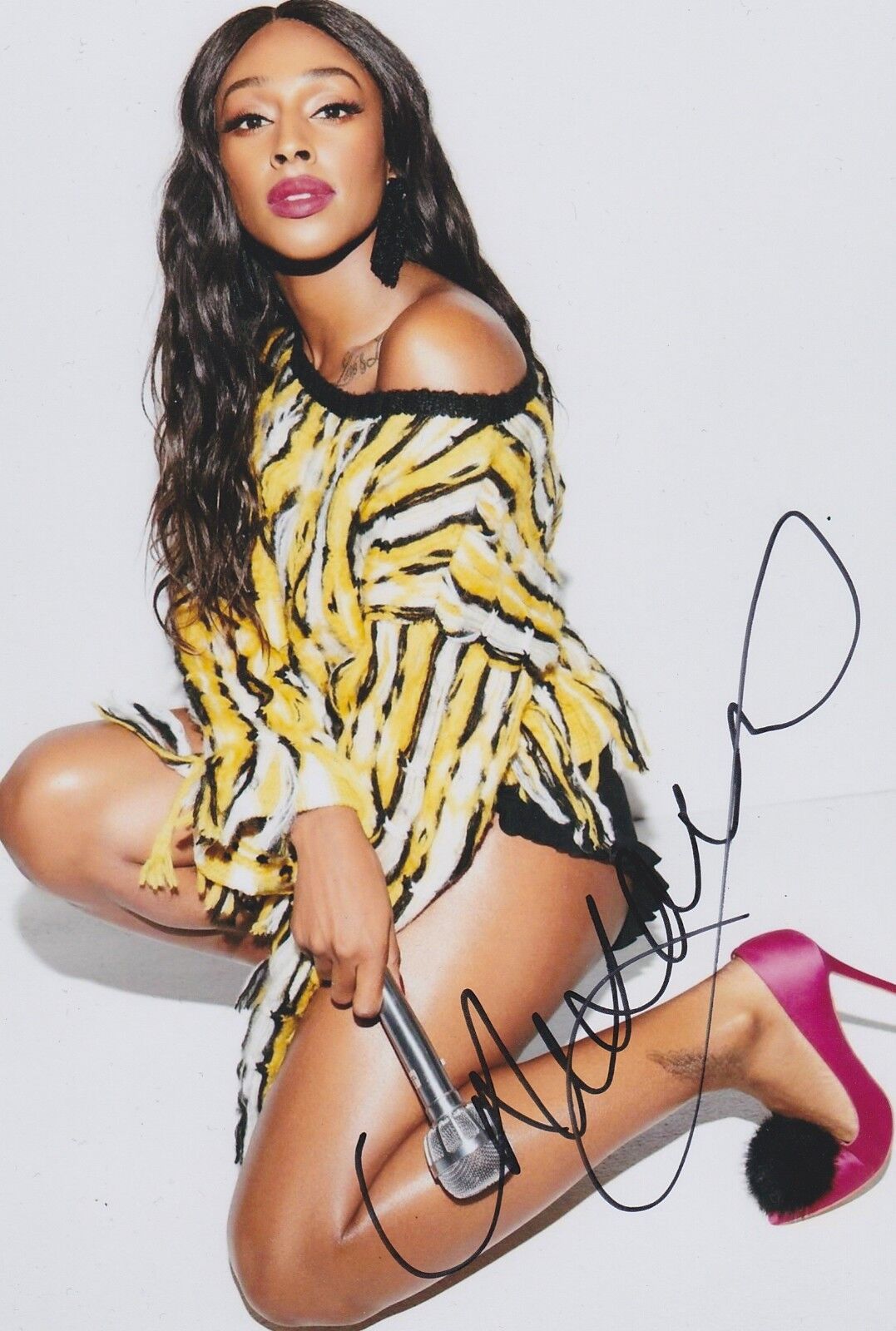 Alexandra Burke Signed 10x8 Photo Poster painting AFTAL