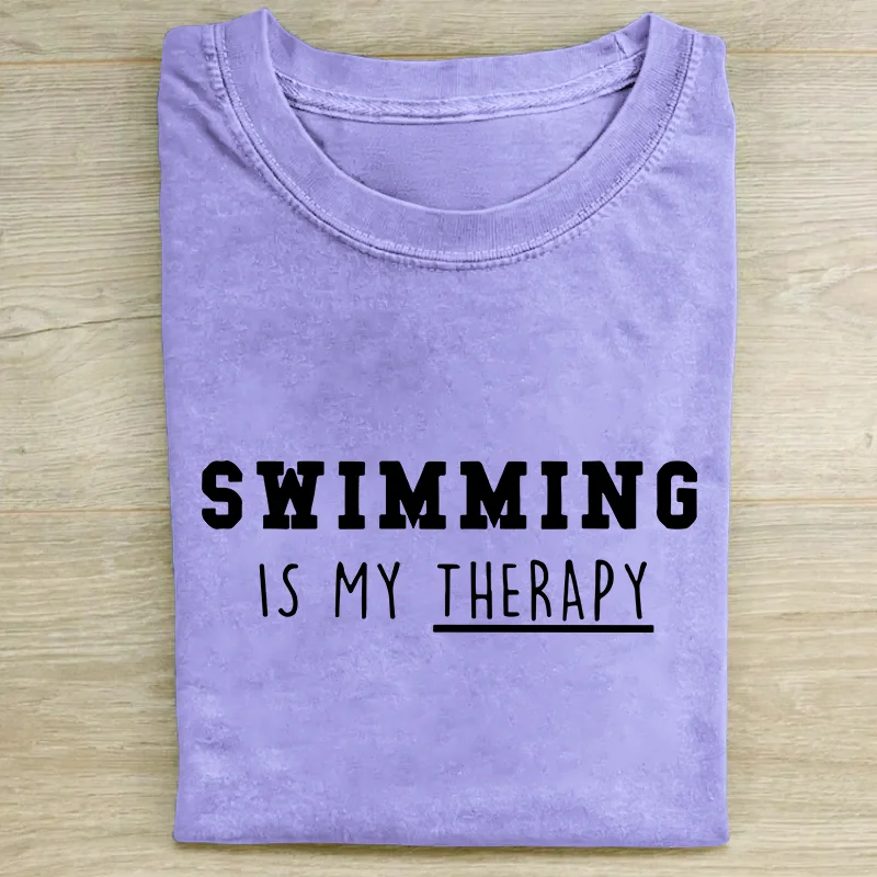 Swimming Is My Therapy T-shirt