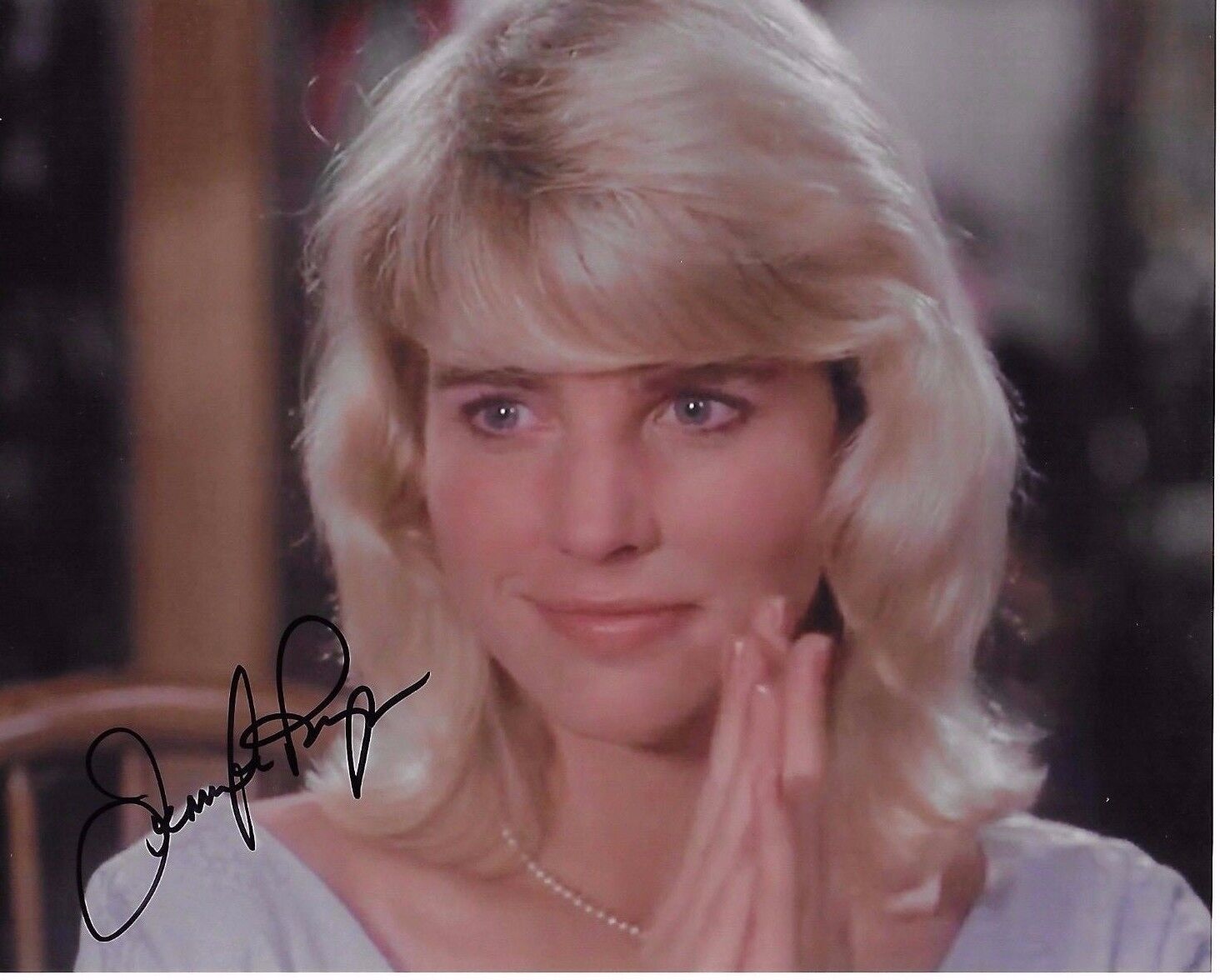 Jennifer Runyon Signed Photo Poster painting - GHOSTBUSTERS Venkman's ESP Test Girl - RARE! H272