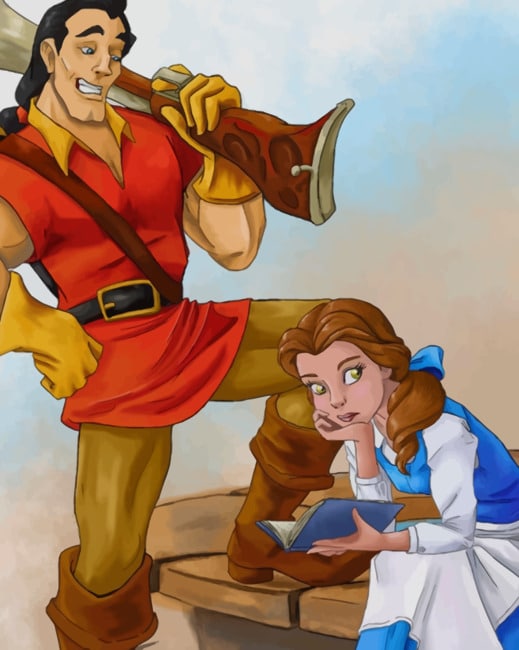 

Gaston Beauty And The Beast – Paint By Numbers - 40*50CM, 501 Original