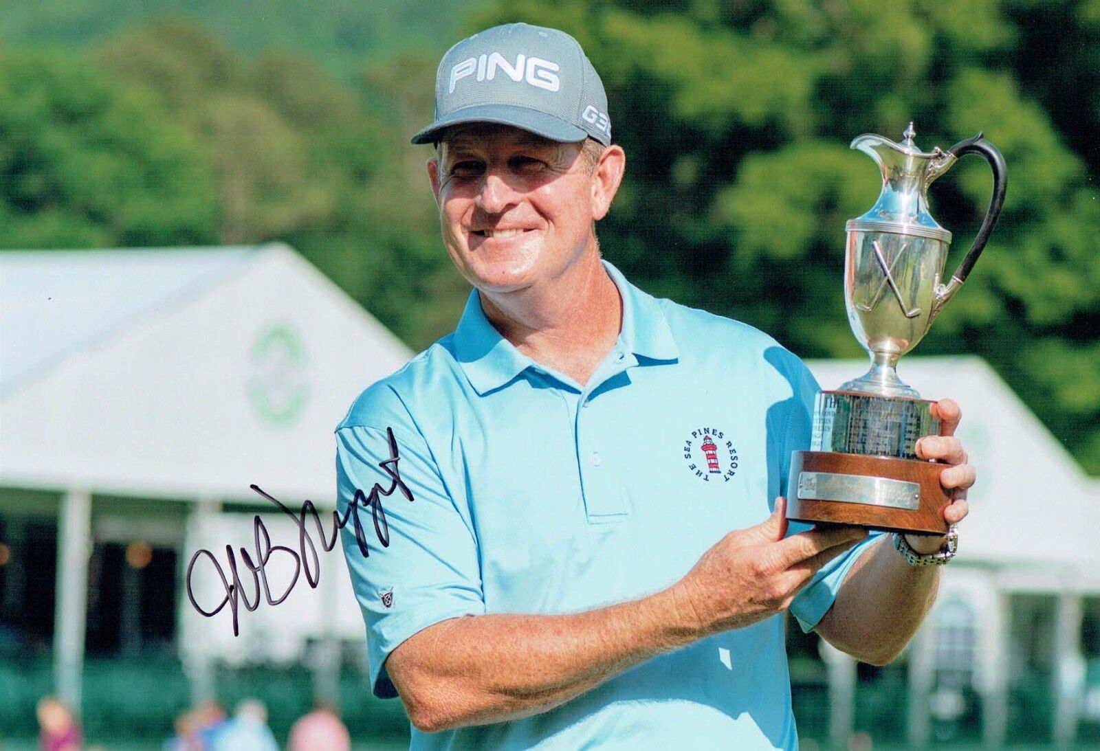 Jeff MAGGERT SIGNED Autograph 12x8 Photo Poster painting 2 AFTAL COA Golf Seniors Tour Winner