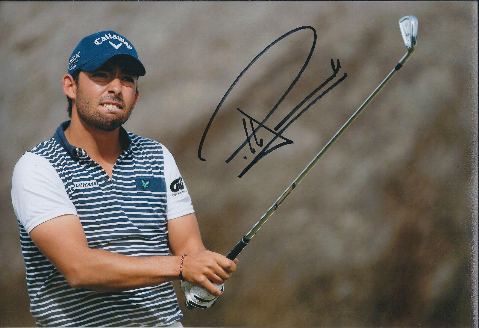 Pablo Larrazabal SIGNED Autograph 12x8 Photo Poster painting AFTAL COA European Tour WINNER GOLF