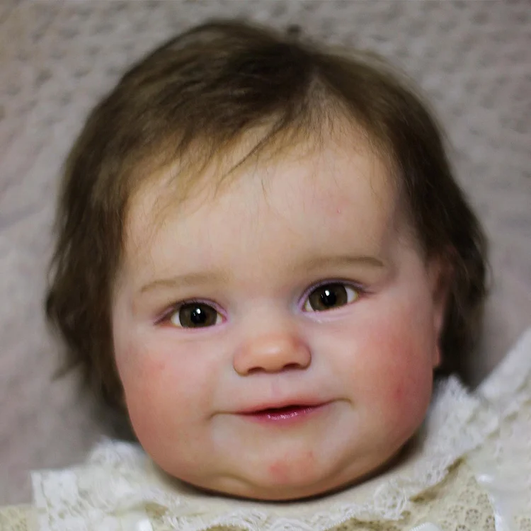 20" Realistic Reborn Big Sweet Smile Toddler Baby Doll Girl Rosemary with Chubby Posable Body and Heartbeat Option Rebornartdoll® RSAW-Rebornartdoll®