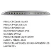 12V 6W Camper Awning RV LED Light Bar 20 LED Caravan Exterior Porch Camping Lamp