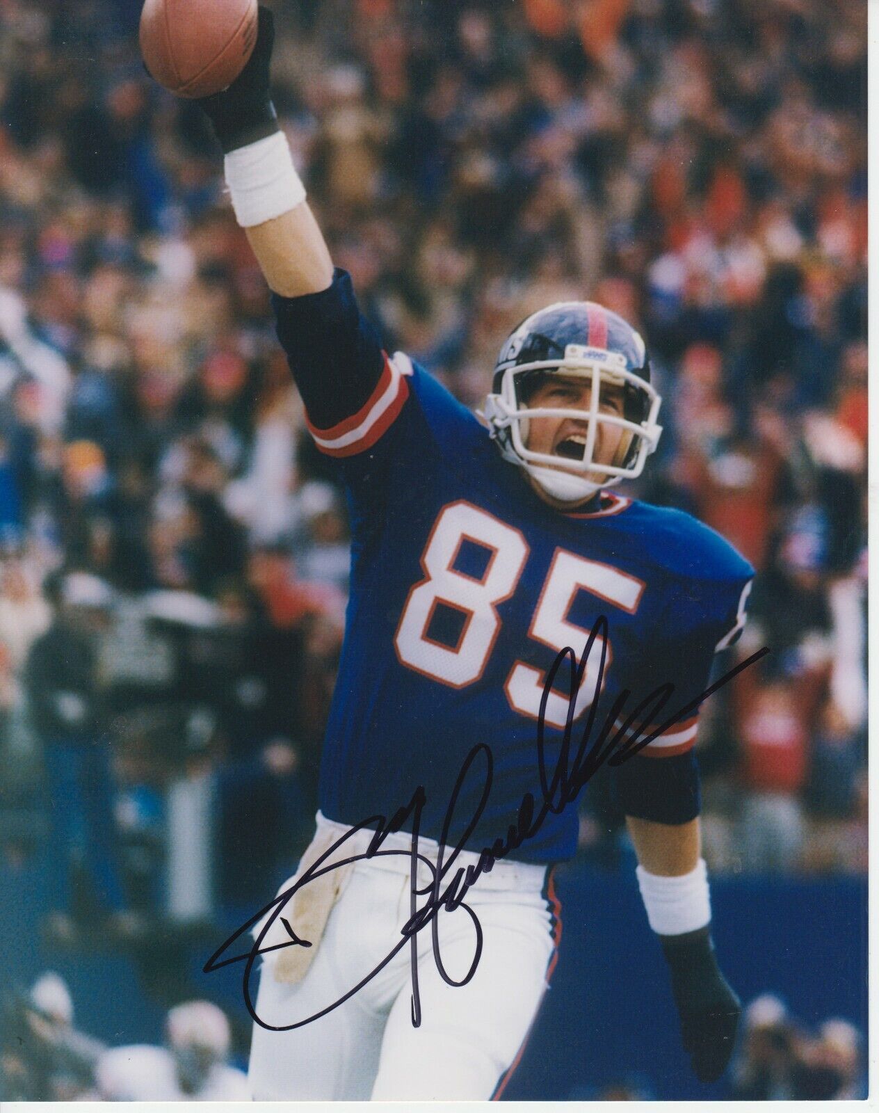 Don Hasselbeck #1 8x10 Photo Poster painting Signed w/ COA New York Giants