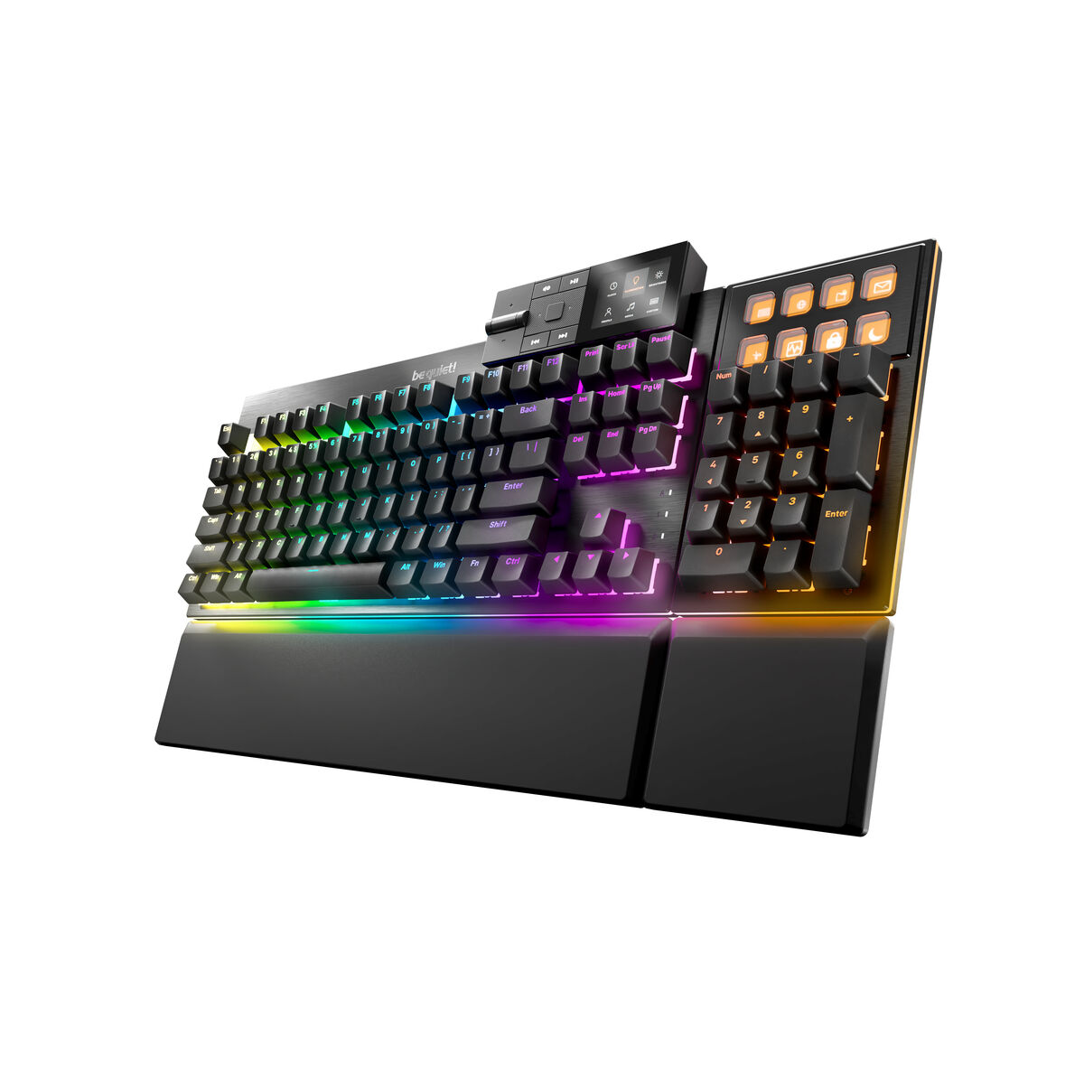 Keyboard Be Quiet! BT002US Black Multicolour QWERTY Qwerty US