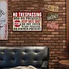 Warning - Vintage Metal Signs - 20*30cm/30*40cm - Warning
