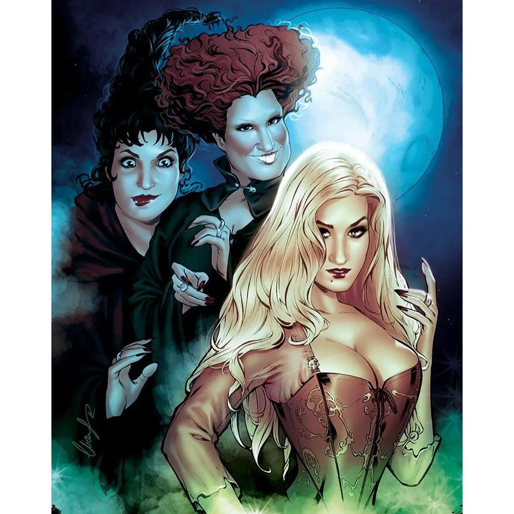 

Mad Witch - Round Drill Diamond Painting - 30*40CM, 501 Original