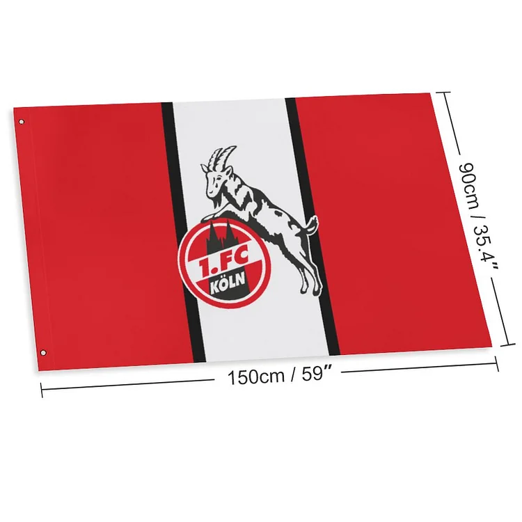 FC Köln Fahne Flagge - Garten Flagge