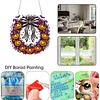 Pumpkin Wreath DIY Acrylic 5D Crystal Diamond Gem Art Hanging Ornament