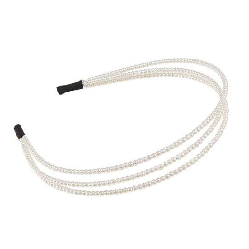 Women’s Elegant Streetwear Round Imitation Pearl Hair Band