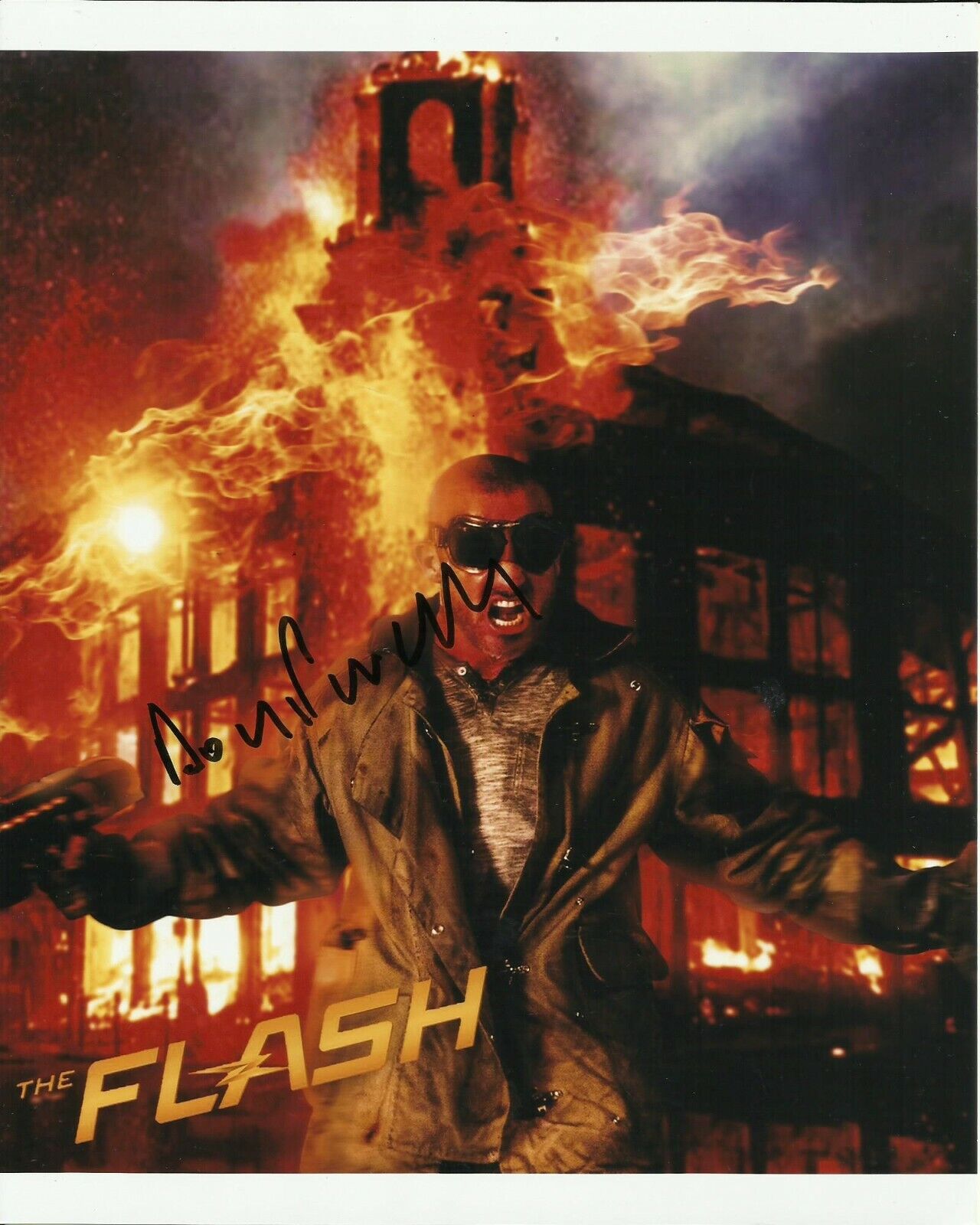 DOMINIC PURCELL SIGNED THE FLASH Photo Poster painting UACC REG 242 TELEVISION AUTOGRAPHS (4)