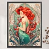 Princess Ariel-11CT Stamped Cross Stitch 50*65cm/19.69*25.59in(Big Size)