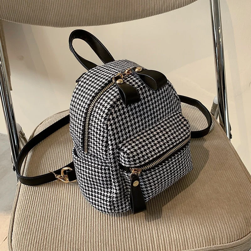 էѧӧܧ winter Backpacks 2020 Casual grid Designer Ladies Designer High capacity Back Pack Teens Girls Branded School
