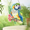 2Pcs Diamond Painting Parrot Diamond Art Pendant Wall Decor
