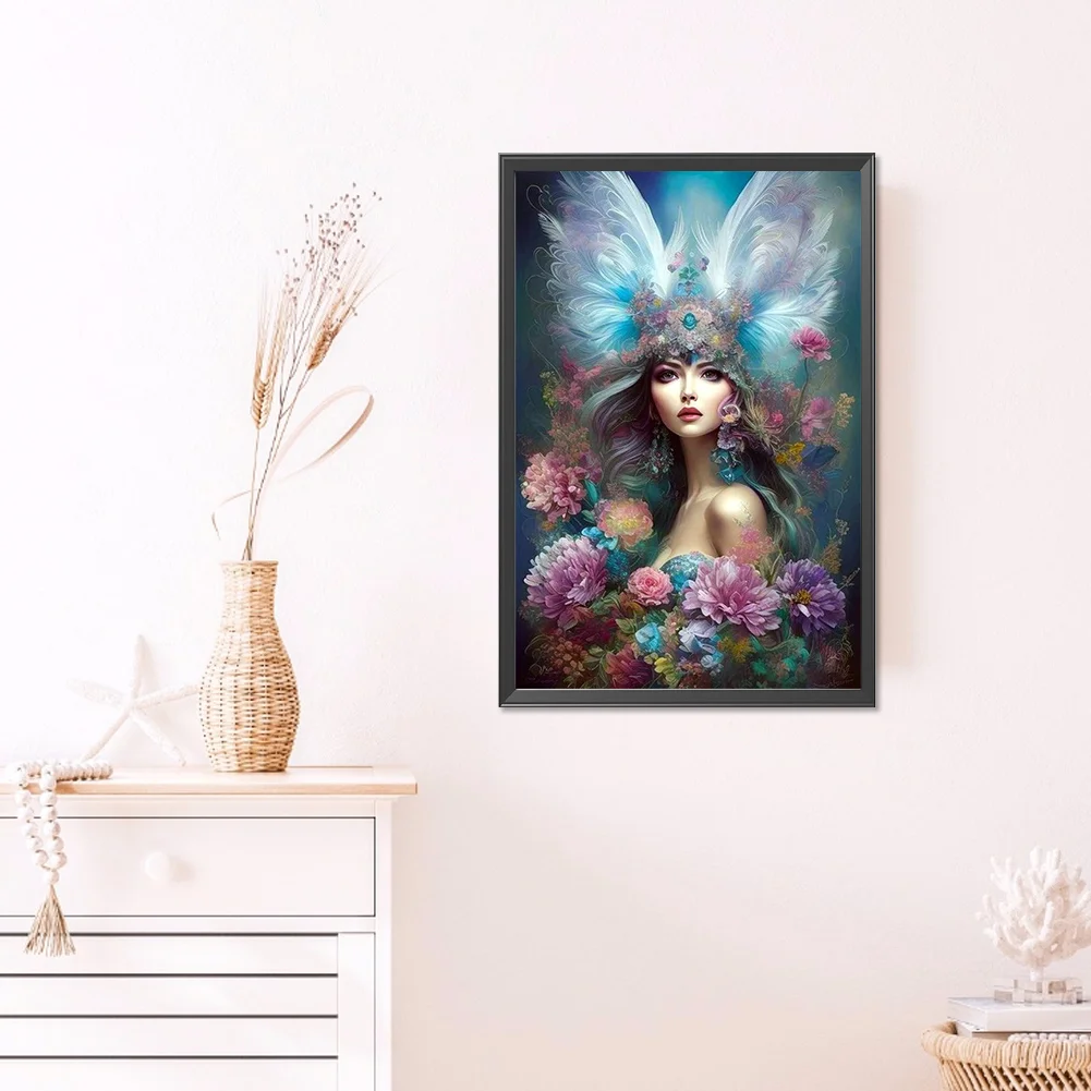 Partial AB Diamond Painting - Full Round Drill - Fairy(Canvas|45*65cm)