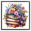 Flowers And Books-11CT Stamped Cross Stitch 40*40cm/15.75*15.75in