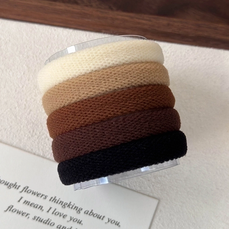 Women’s Classic Style Solid Color Cloth Hair Tie