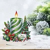 2D Flat Christmas Print DIY Diamond Painting Desktop Ornaments Kit Table Decor