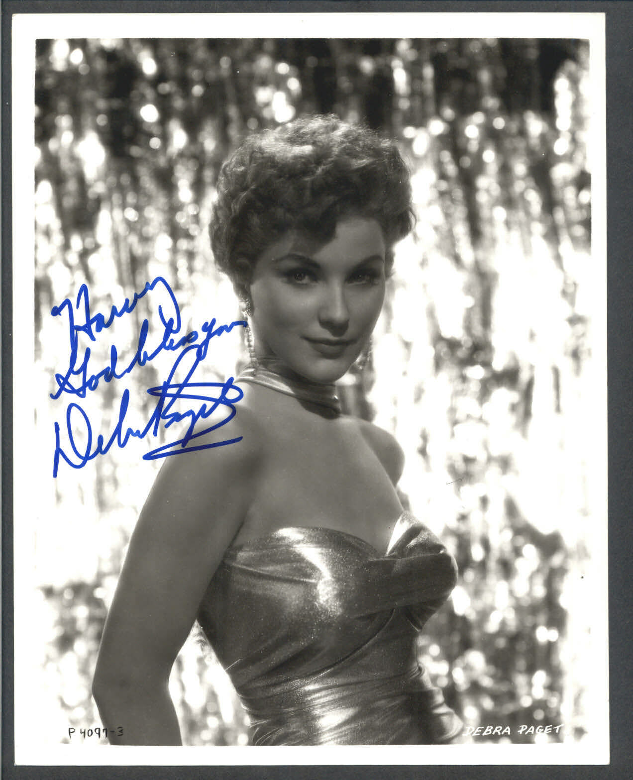 Debra Paget - Signed Vintage Celebrity Autograph Photo Poster painting - Ten Commandments