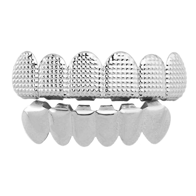 Hip-Hop Solid Color Copper Unisex Tooth Socket Punk Rings