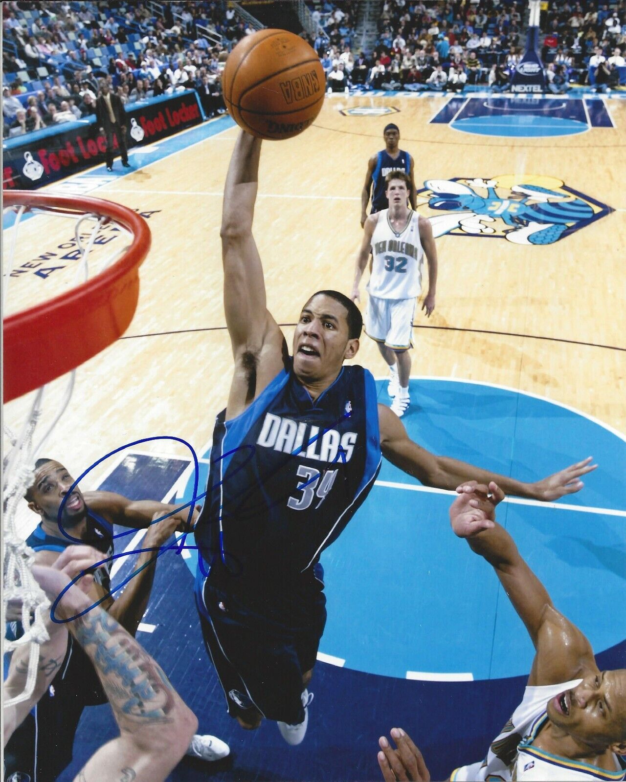 Devin Harris Autographed 8x10 Dallas MavericksB156