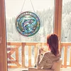 Diamond Painting Single-Sided Acrylic Born to Fish Pendant for Home Wall Door and Window Decoration