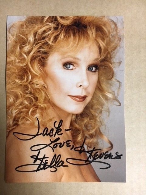 Stella Stevens Signed 5x7 Lovely Photo Poster painting Auction House COA